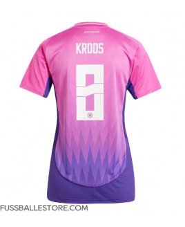 Günstige Deutschland Toni Kroos #8 Auswärtstrikot Damen EM 2024 Kurzarm